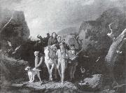 George Caleb Bingham, Daniel Boone fuhrt eine Gruppe von Pionieren